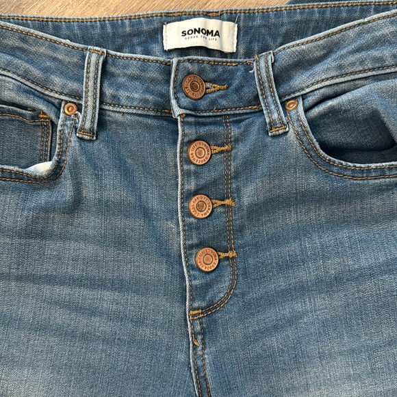 Sonoma Cropped Flare Jeans - Picture 3 of 4